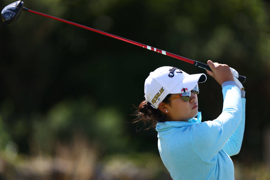 Rose Zhang on the final day of the AIG Women